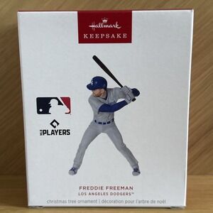 Hallmark Keepsake 2025‎ Freddie Freeman Los Angeles Dodgers Baseball Ornament